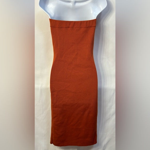 Rust Sweater Dress - Picture 2 of 5